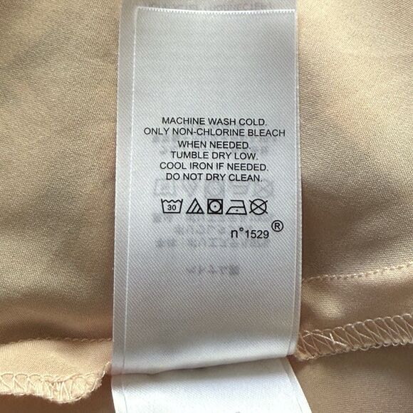 Lauren Ralph Lauren Floral Layered Crepe Dress Peach Pink Women’s Size 16 - Picture 8 of 9